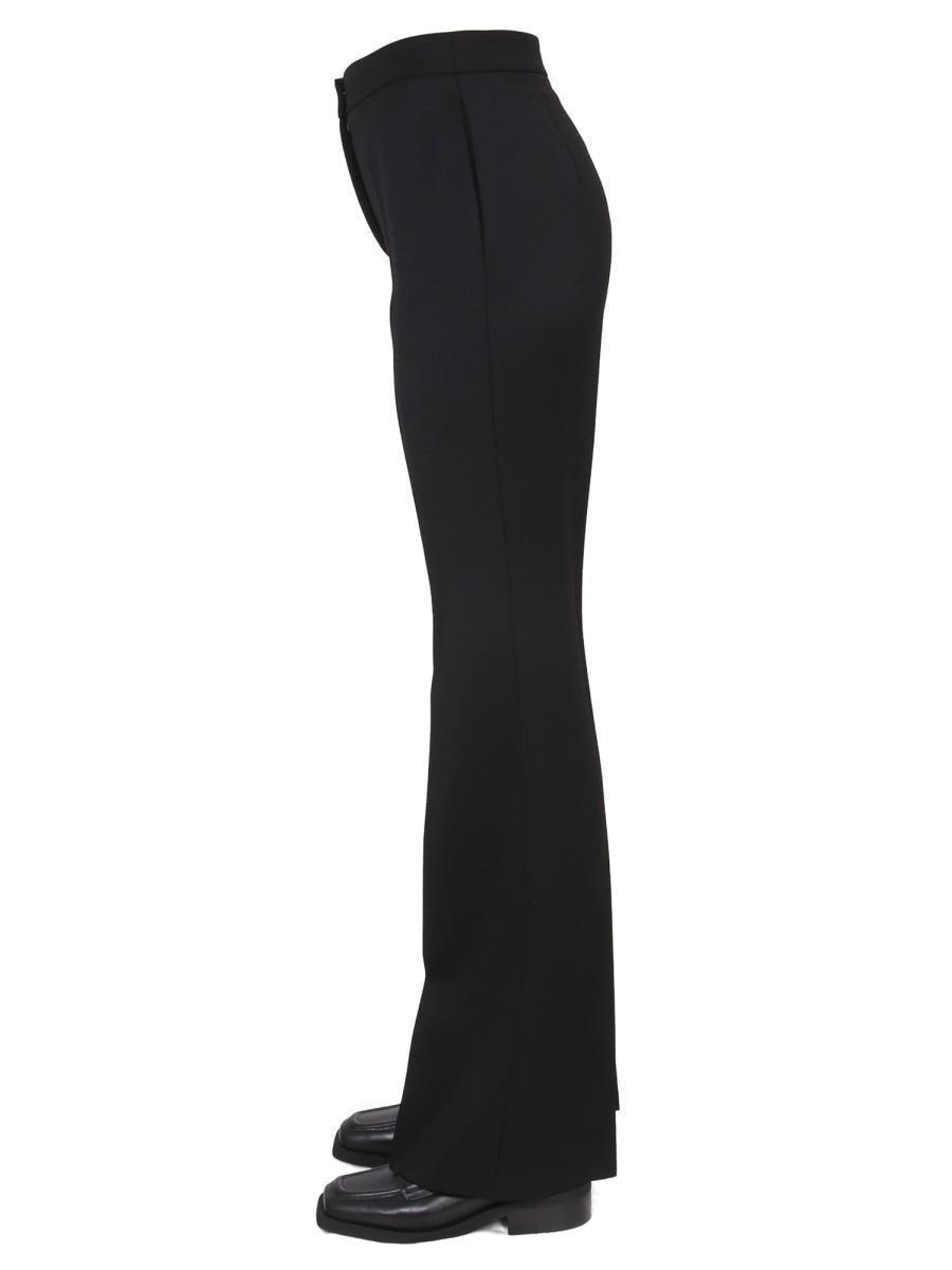 【送料&関税込】Moschino Wool Grain De Poudre Pants Moschino Wool Grain De Poudre Pants in Black | Lyst