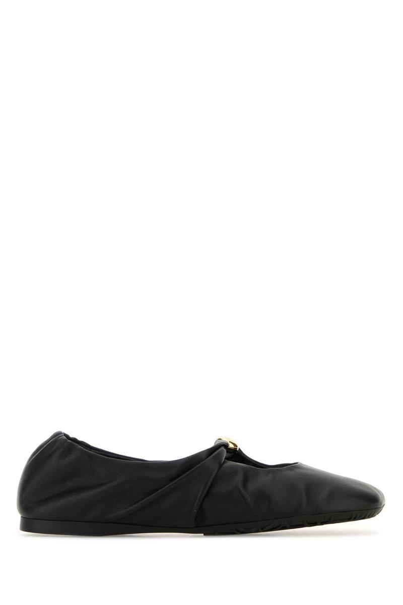 【カラー2色あり♪】LOEWE Pebble soft leather ballerinas Loewe Pebble Soft Leather Ballerina Flats | Neiman Marcus
