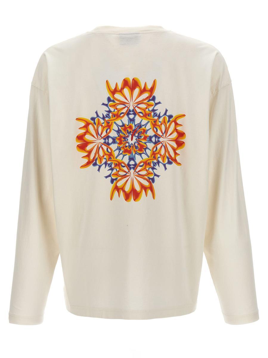 Tシャツ・カットソー BLUEMARBLE Trippy leaves print longsleeves t-shirt Bluemarble Long-sleeve t-shirts for Men | Online Sale up to