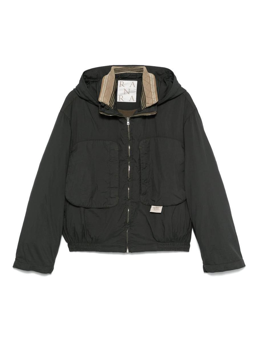 RANRA 24ss Double Zipup ジャケット aromm Men's Bomber Jacket Casual Lightweight Zipper Relax