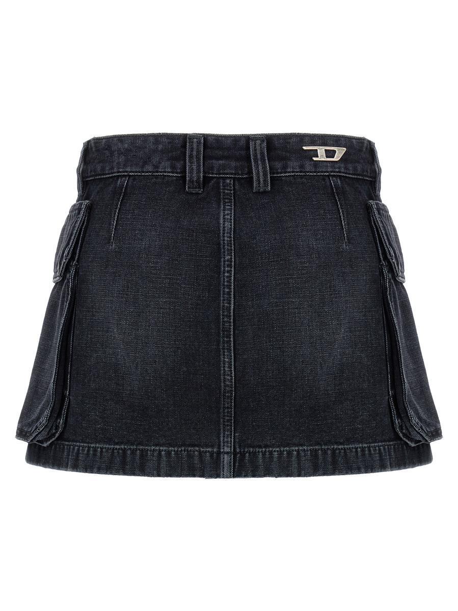 【関税込み】DIESEL ディーゼル 'De-Ton' skirt BLACK diesel-Black-De-Ton-Skirt.jpeg