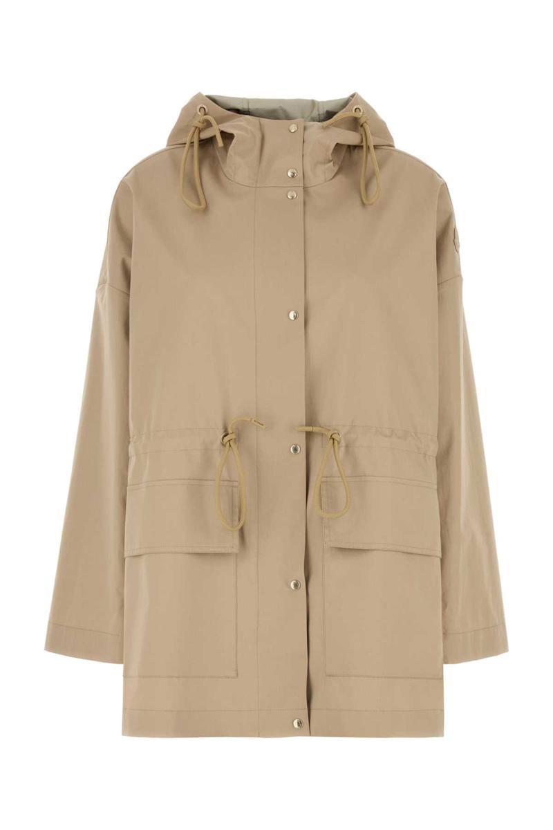 【送料&関税込】Moncler nantes Beige Polyester Blend Parka Moncler Nantes Long Parka | Neiman Marcus