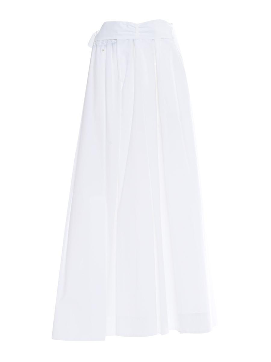 スカート LORENA ANTONIAZZI Women Skirts P2562GO16C3612 White Lorena Antoniazzi Skirts for Women | Online Sale up to 86