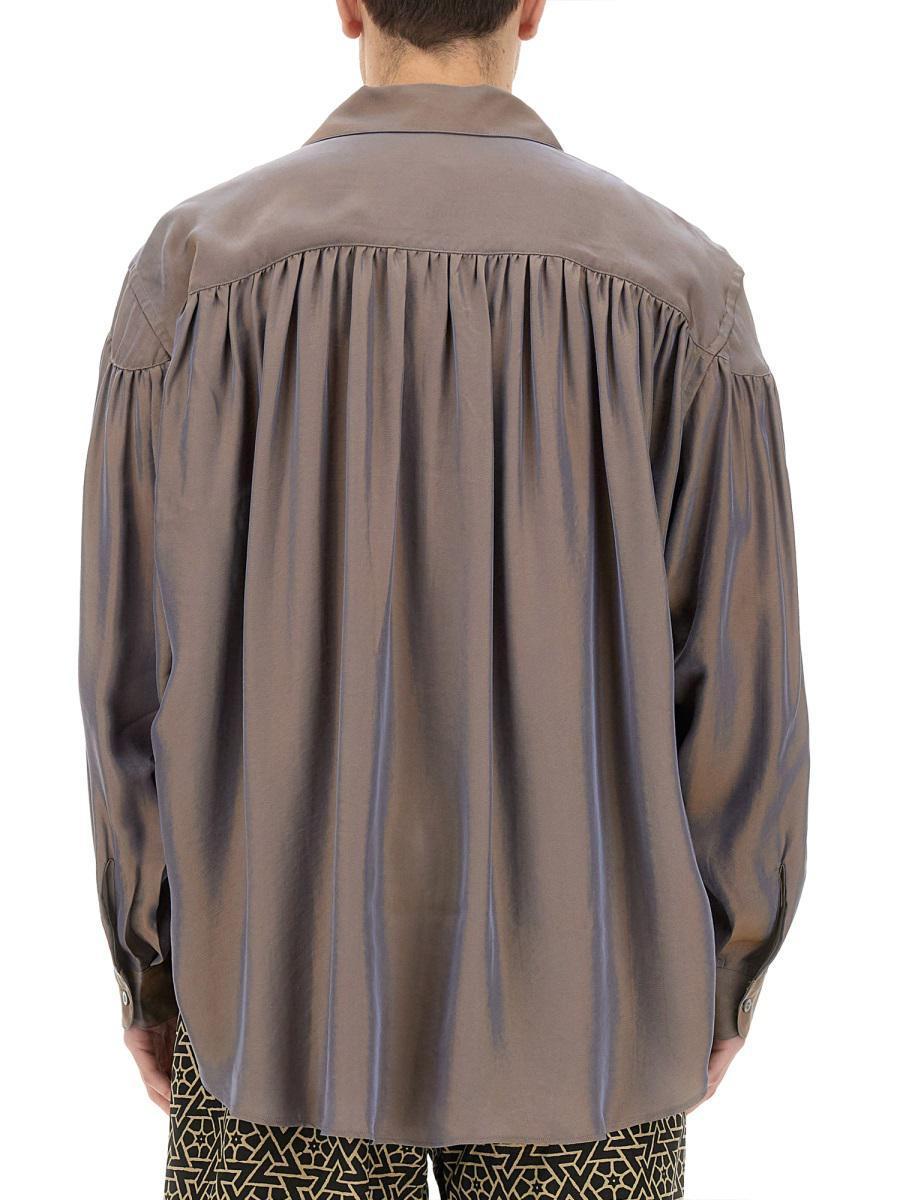 Tシャツ・カットソー AIE FW23 OVERSIZE SHIRT (NS943_C-BROWN) A.I.E. Oversize Shirt in Brown for Men | Lyst