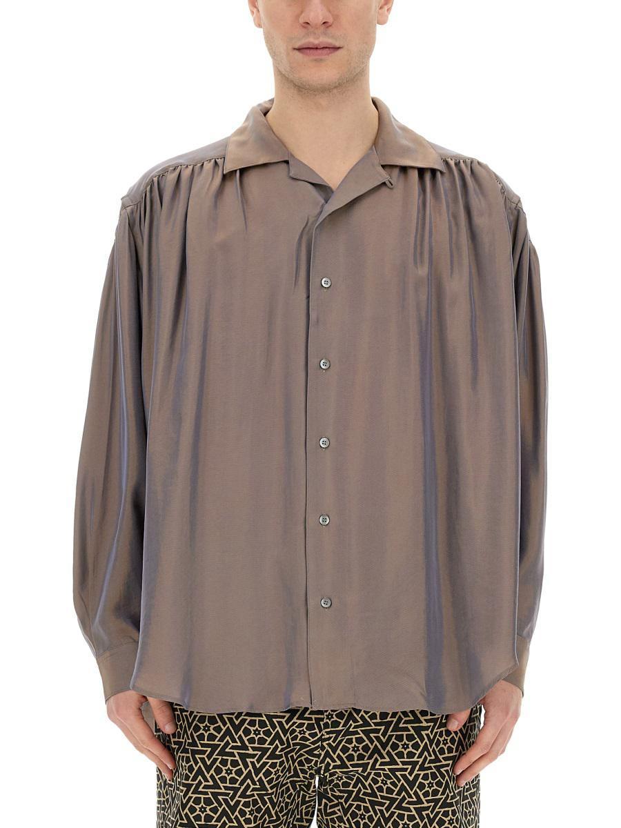Tシャツ・カットソー AIE FW23 OVERSIZE SHIRT (NS943_C-BROWN) A.I.E. Oversize Shirt in Brown for Men | Lyst