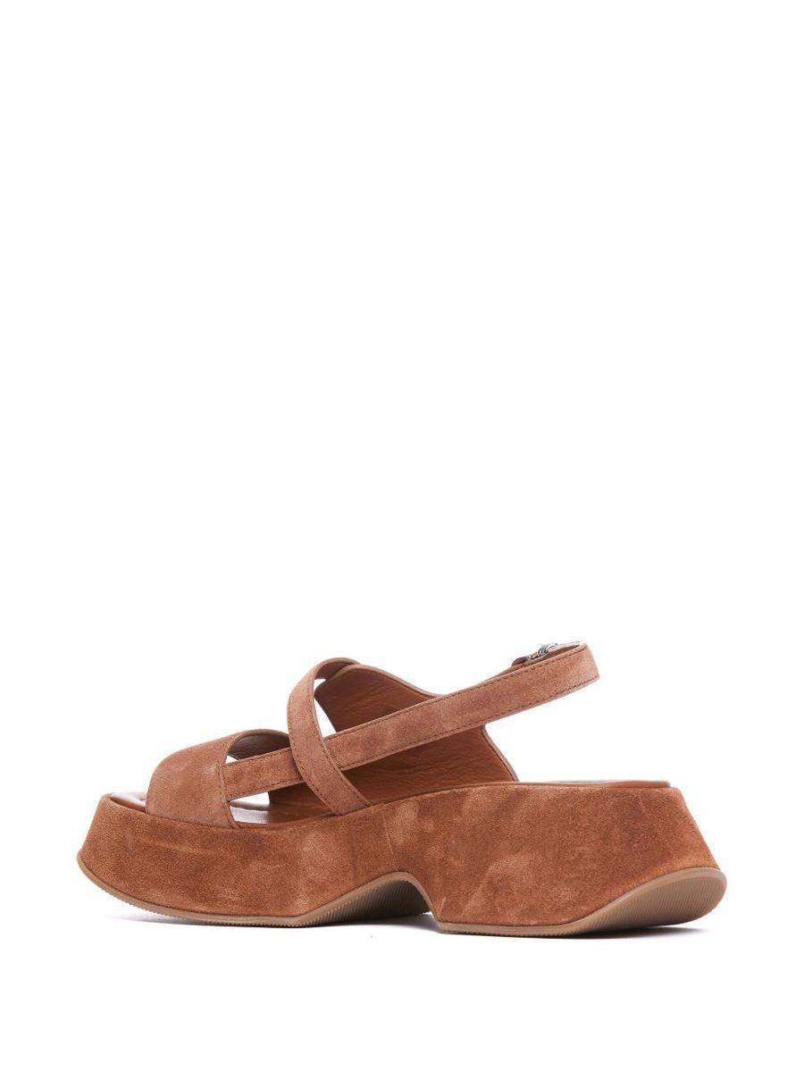 Vic Matié Sandals in Brown | Lyst