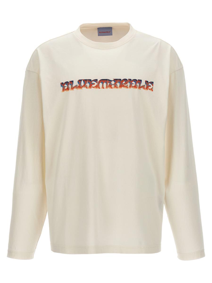 Tシャツ・カットソー BLUEMARBLE Trippy leaves print longsleeves t-shirt Bluemarble Long-sleeve t-shirts for Men | Online Sale up to