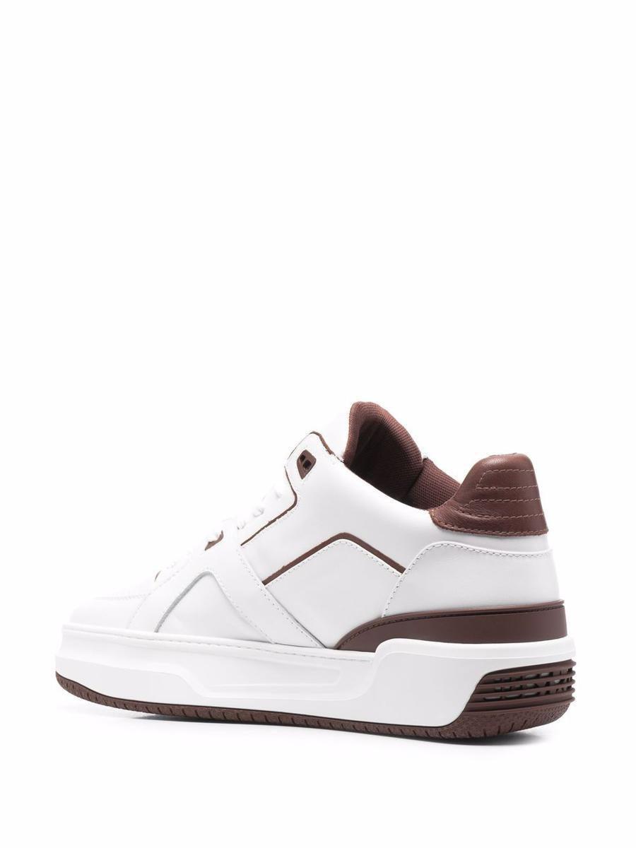 スニーカー JUST DON Two-Tone Leather Courtside Lo Jd3 Sneakers JUST DON Luxury Courtside Lo JD3 sneakers Made In Italy Blue