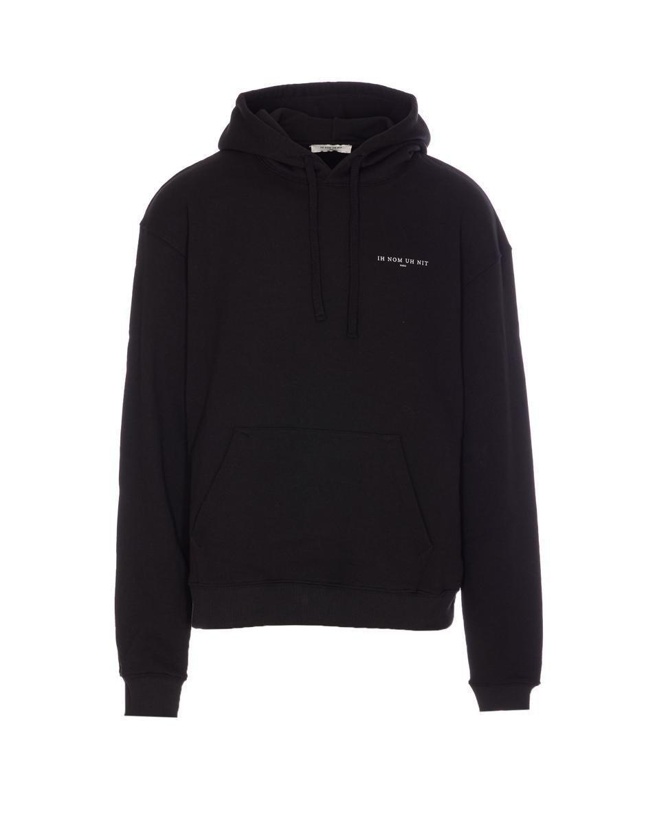 パーカー・フーディ IH NOM UH NIT SS24 'The Idol' hoodie (NMS24222 009) Ih Nom Uh Nit The Idol Cotton Hoodie | Black | FARFETCH