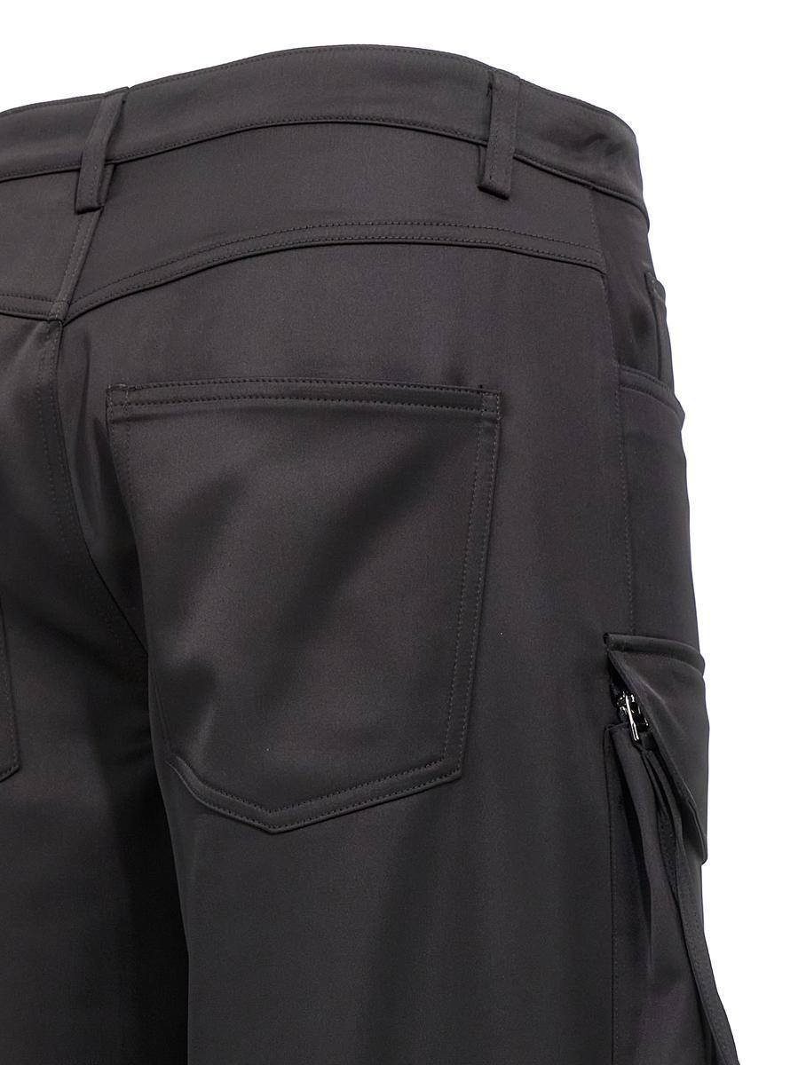 パンツ GIUSEPPE DI MORABITO SS24 Cargo pants (02PSPA09202109 99) Giuseppe Di Morabito straight-leg Cargo Trousers | Black