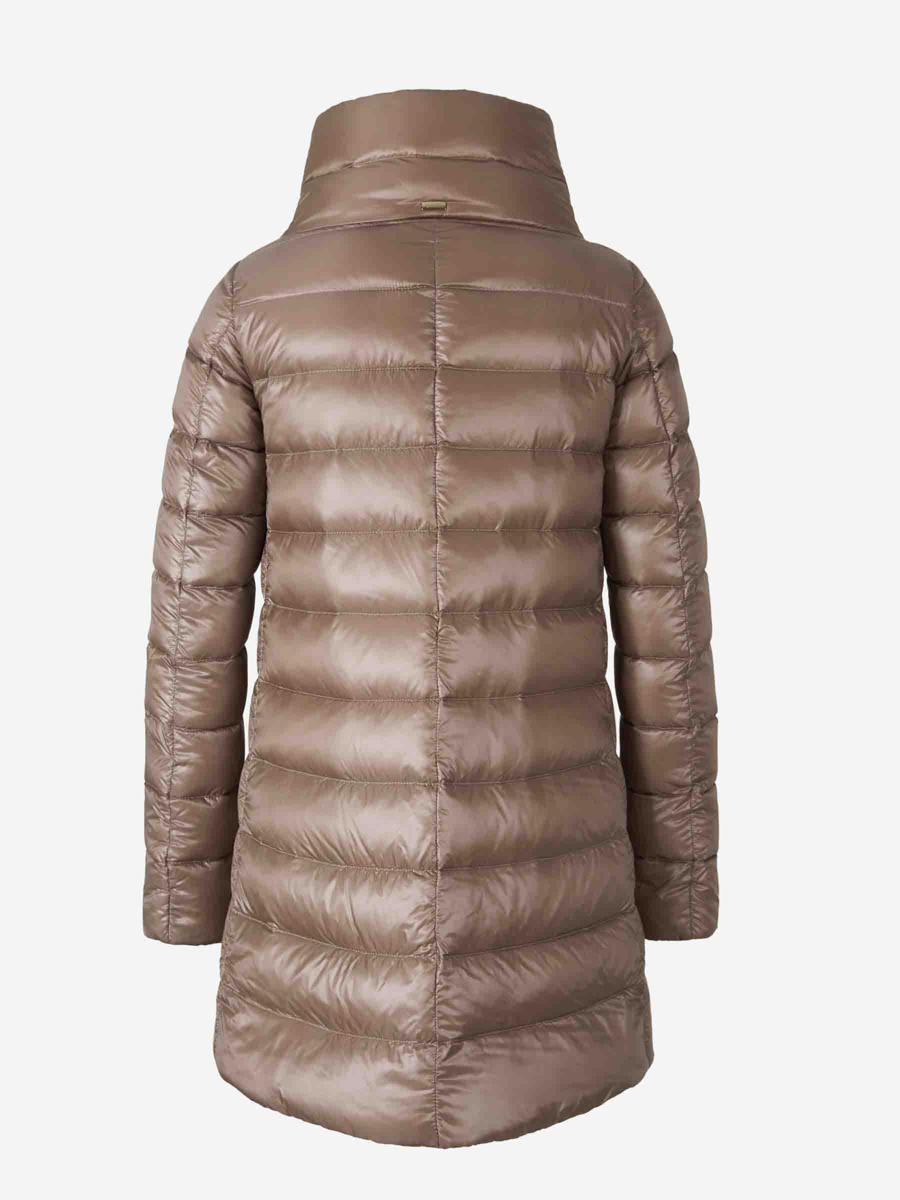 【関税&送料込み】Herno Amelia Trapeze Quilted Jacket Herno Amelia Trapeze Quilted Jacket in Brown | Lyst