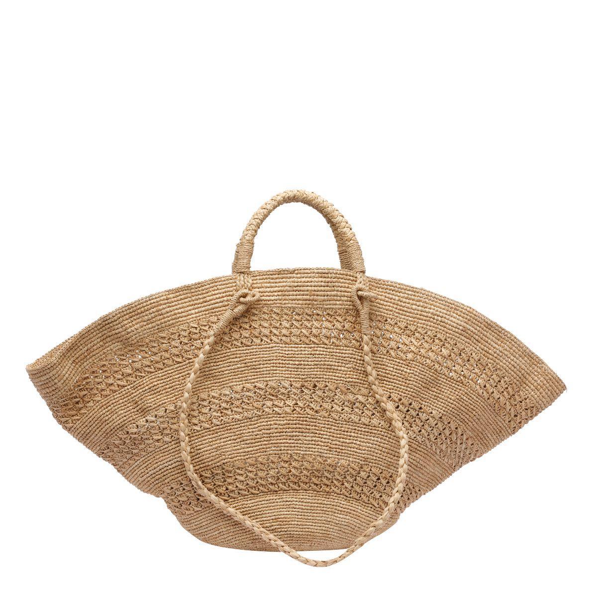 ハンドバッグ IBELIV 'Lova' handbag Bucket bag in RAFFIA - LOVA | IBELIV