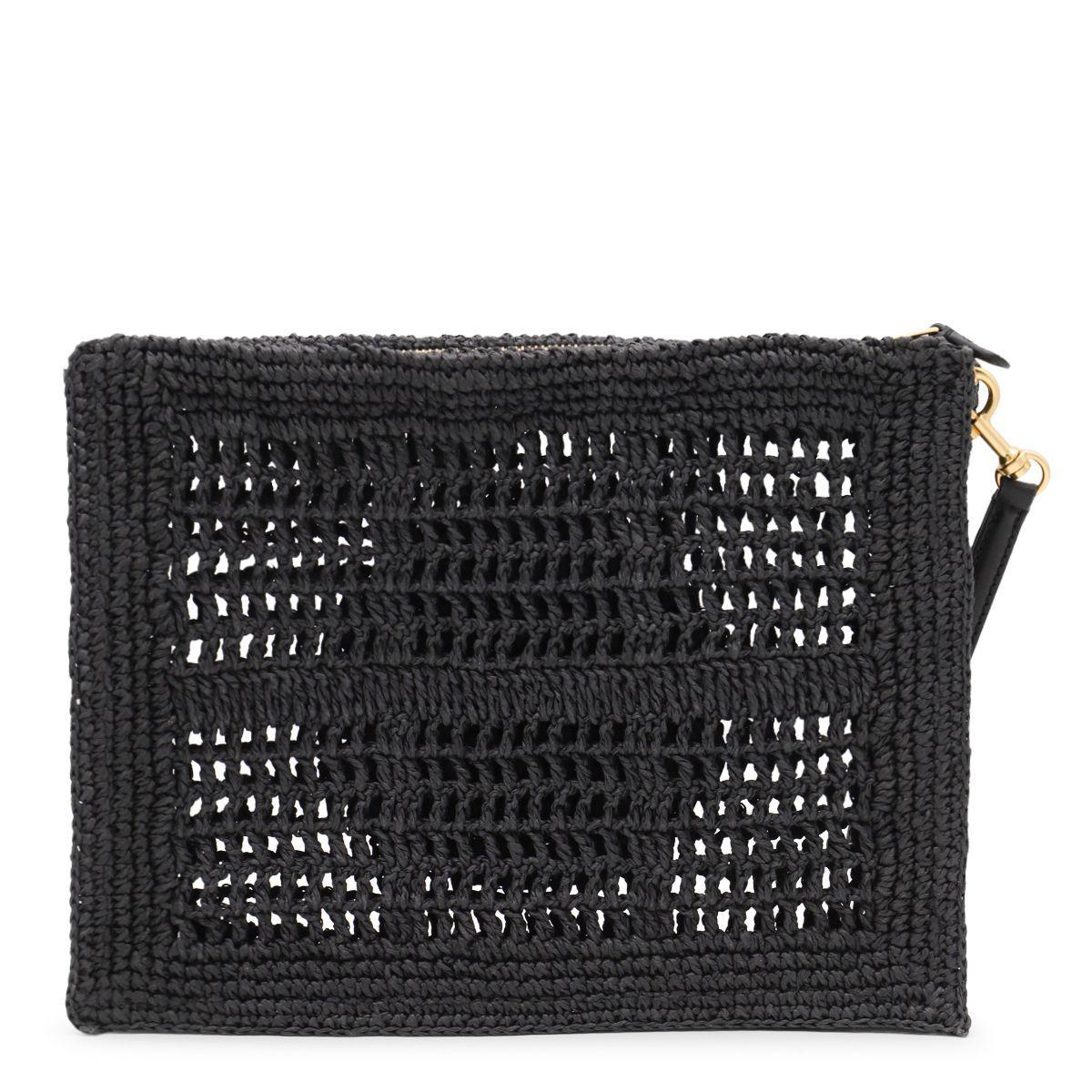 【TORYBURCH】 black raffia pouches （関税送料込） Black Tory Burch Beach bags for Women | Lyst