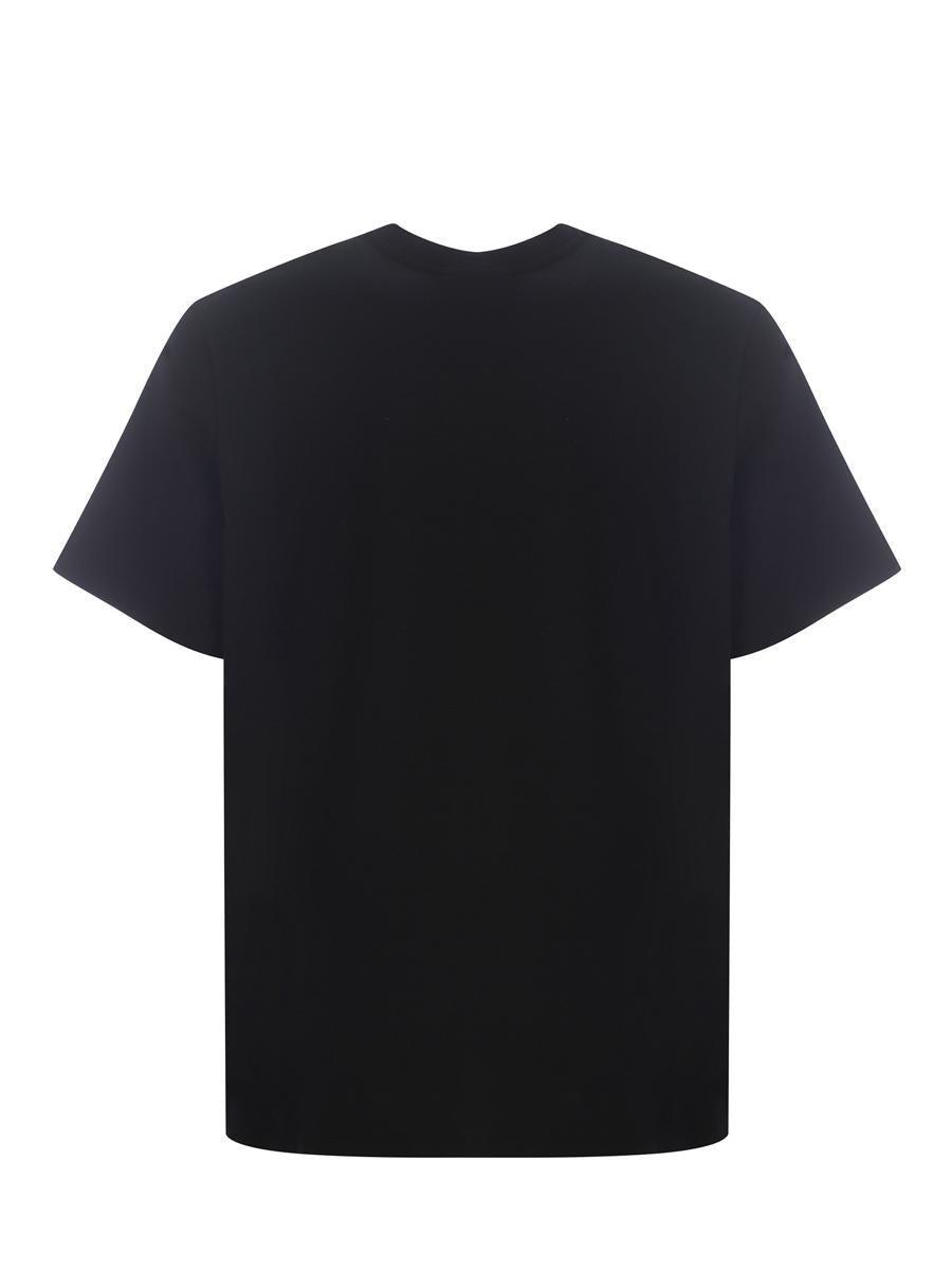MSGM｜SHORT-SLEEVED ROUND NECK T-SHIRTS (3640MM118 24700 Jersey cotton T-shirt with 