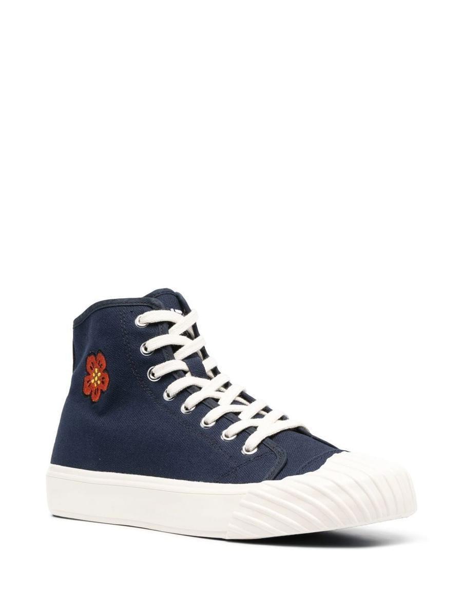 スニーカー KENZO canvas kenzo foxy high-top sneakers FE52SN025F72 Black Kenzo Paris Foxy High Top Sneakers by Kenzo on Sale