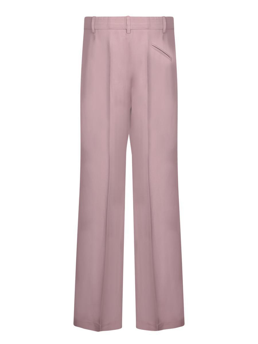 パンツ FEDERICA TOSI Women Straight Pants 40804409 04 Pink FEDERICA TOSI Straight-leg pants for Women | Online Sale up