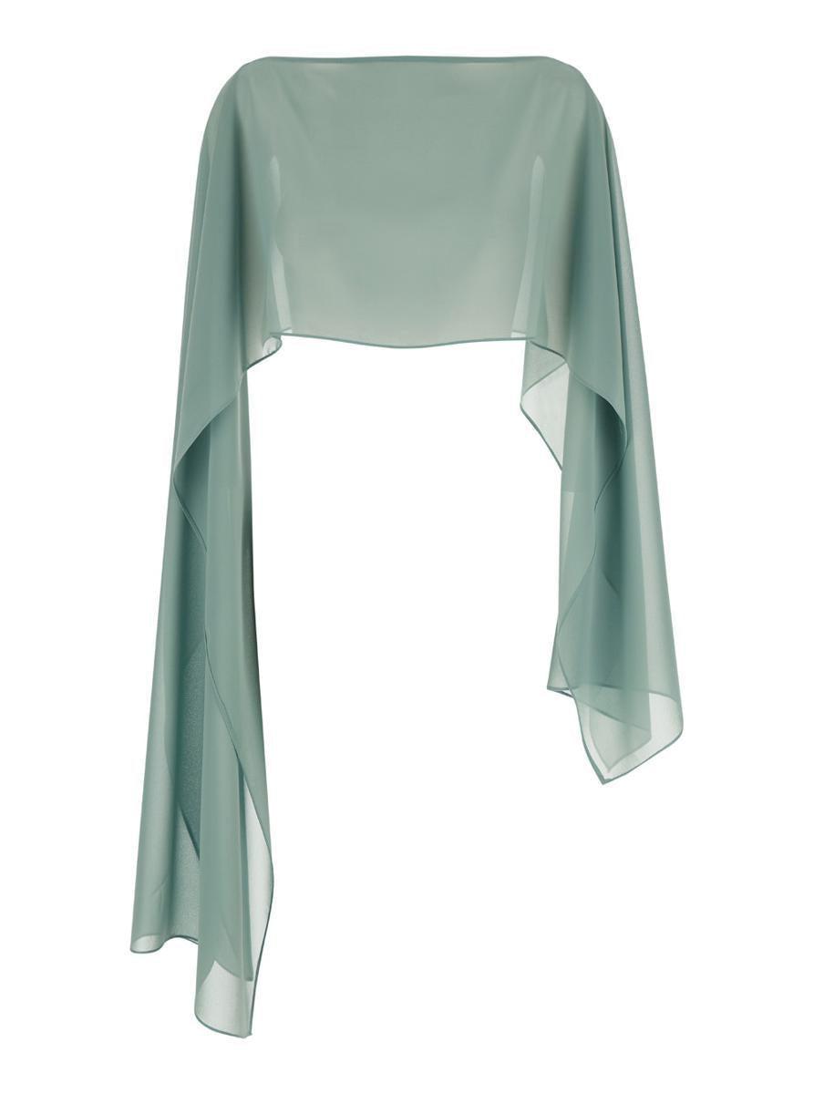マフラー・ストール PLAIN Blue Stole with Boat Neckline in Sheer Fabric Woman Plain Scarves and mufflers for Women | Online Sale up to 50