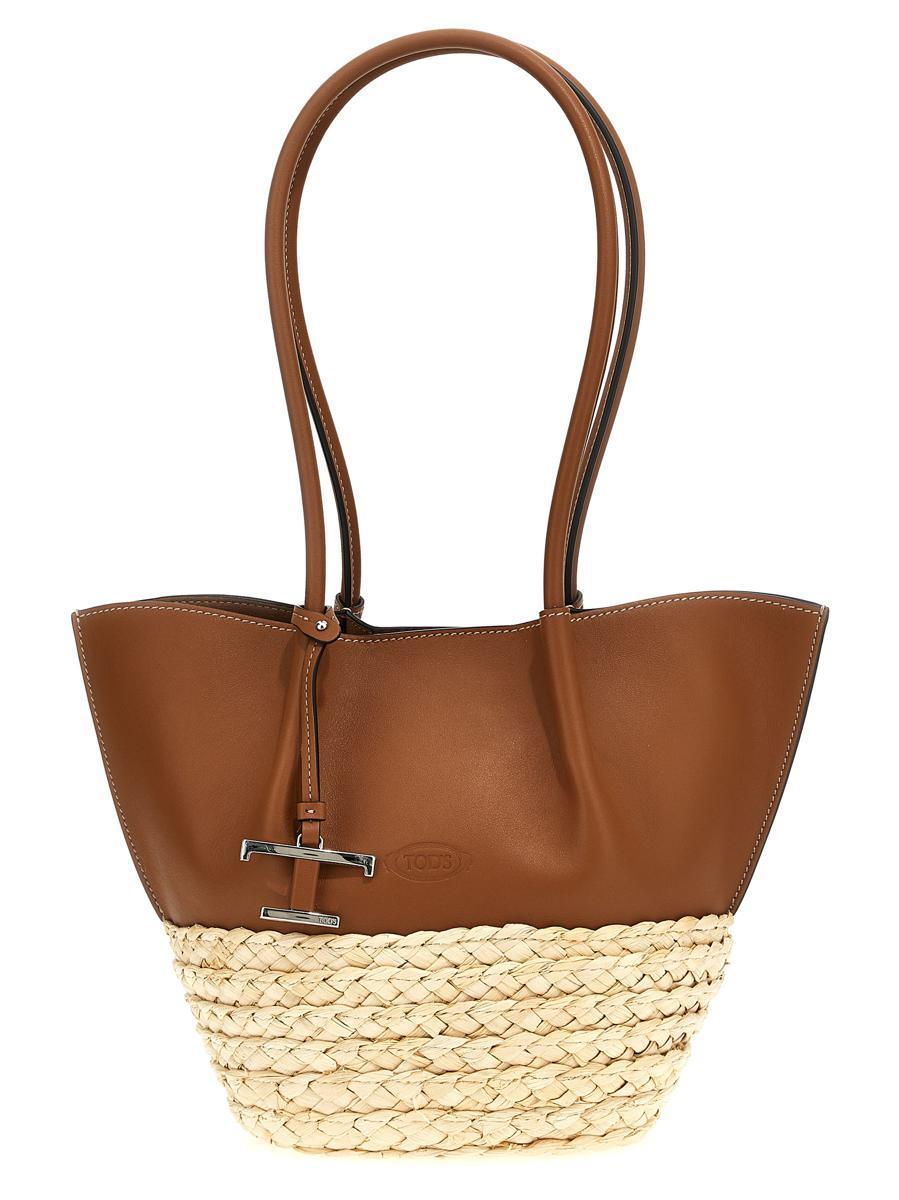 Tod's Small 'Bux' Shopping Bag in Brown | Lyst Tod's Small 'Bux' Shopping Bag in Brown | Lyst