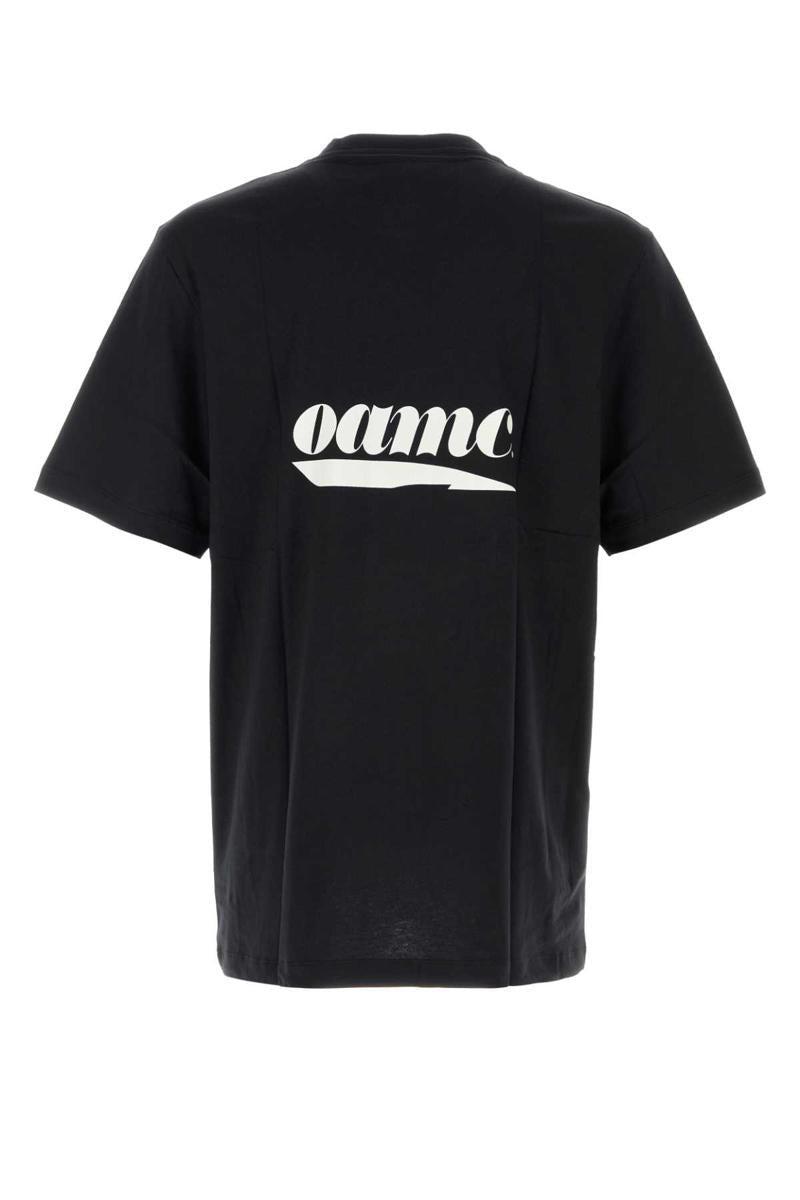 Tシャツ・カットソー OAMC Men T-shirt Black PCM1OT02GJE002099 BLK Buy OAMC Peacemaker Lighter Short-Sleeve T-Shirt 'Black