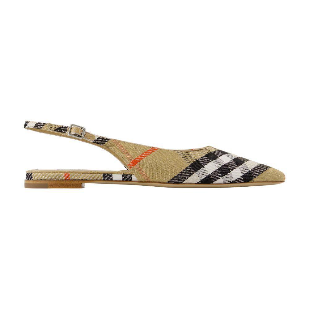 【BURBERRY】LF BIRDIE SLINGBACK 55◆8101604162393 SANDIPCHCK Burberry LF BIRDIE SLINGBACK 55 (8101604162393