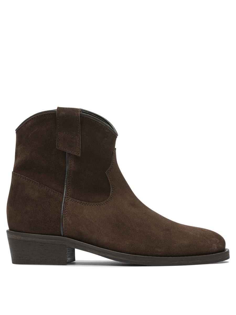 ショートブーツ・ブーティ VIA ROMA 15 \"Santa Monica\" ankle boots Via Roma 15 Santa Monica Black Ankle Boot With Buttons