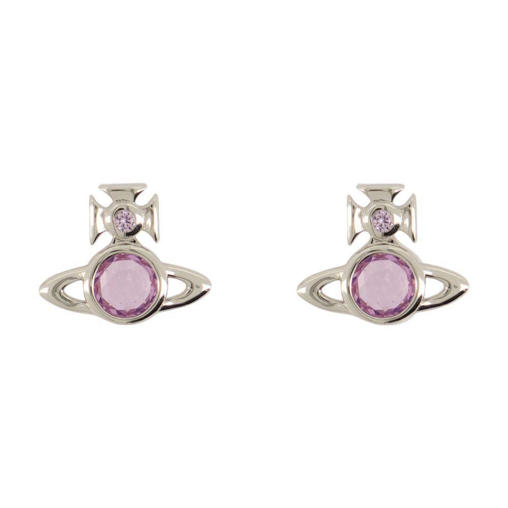 Vivienne Westwood｜ (HEATHER STUD EARRINGS (6201036R 01P Vivienne Westwood Heather Stud Earrings in Metallic | Lyst