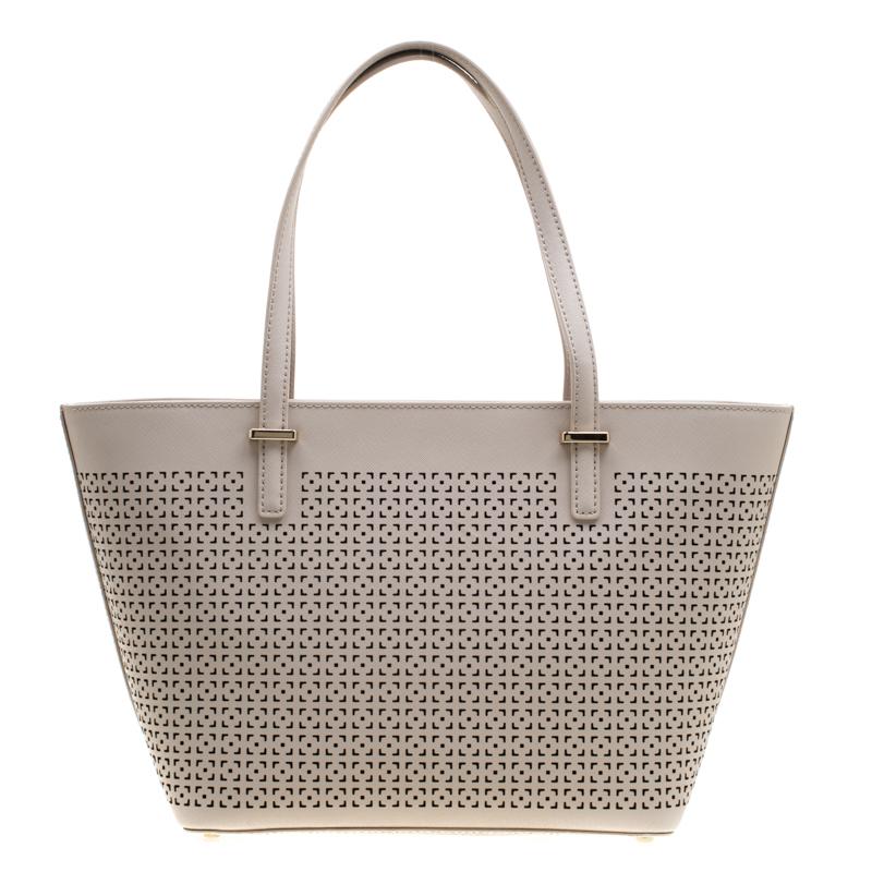 Kate spade perforated tote shop