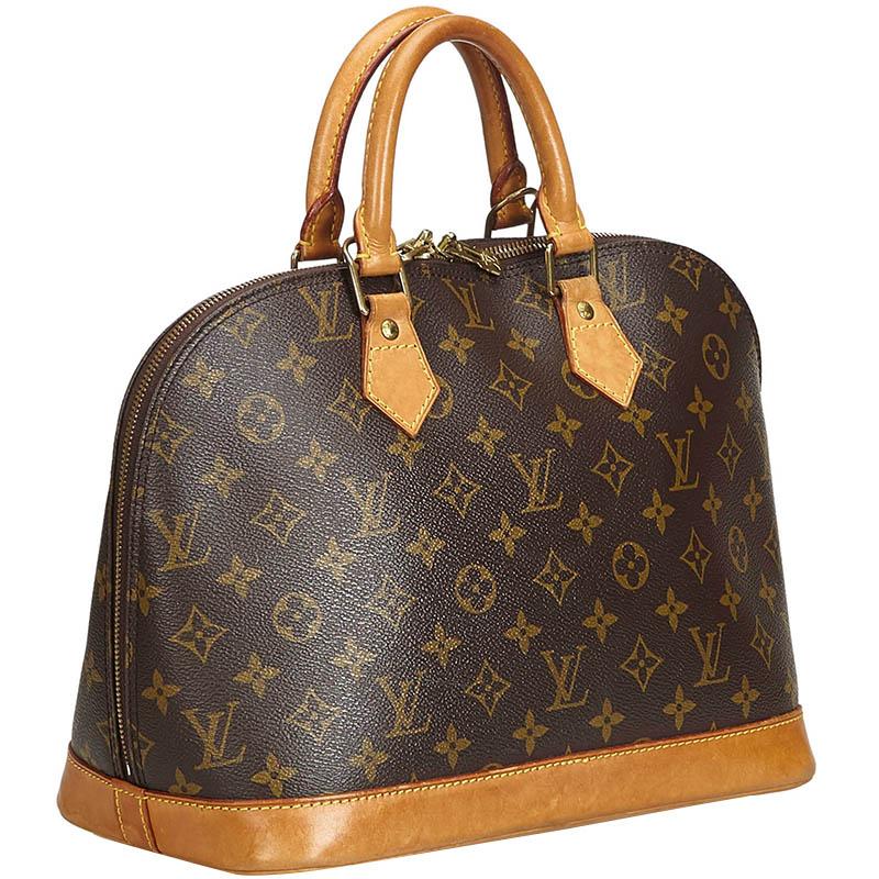 Louis Vuitton Monogram Canvas Alma Pm Everyday Bag in Brown - Lyst