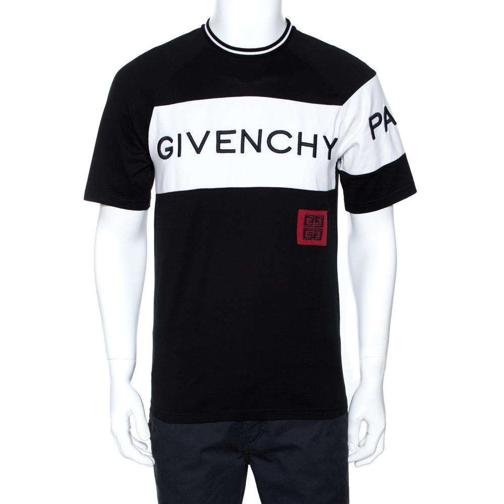 Givenchy Cotton 4g Embroidered T-shirt in Black for Men - Lyst