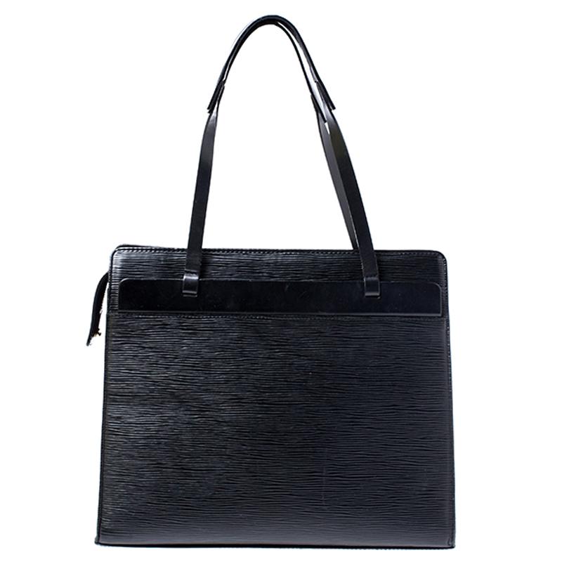 Louis Vuitton Black Epi Leather Croisette Pm Bag - Lyst