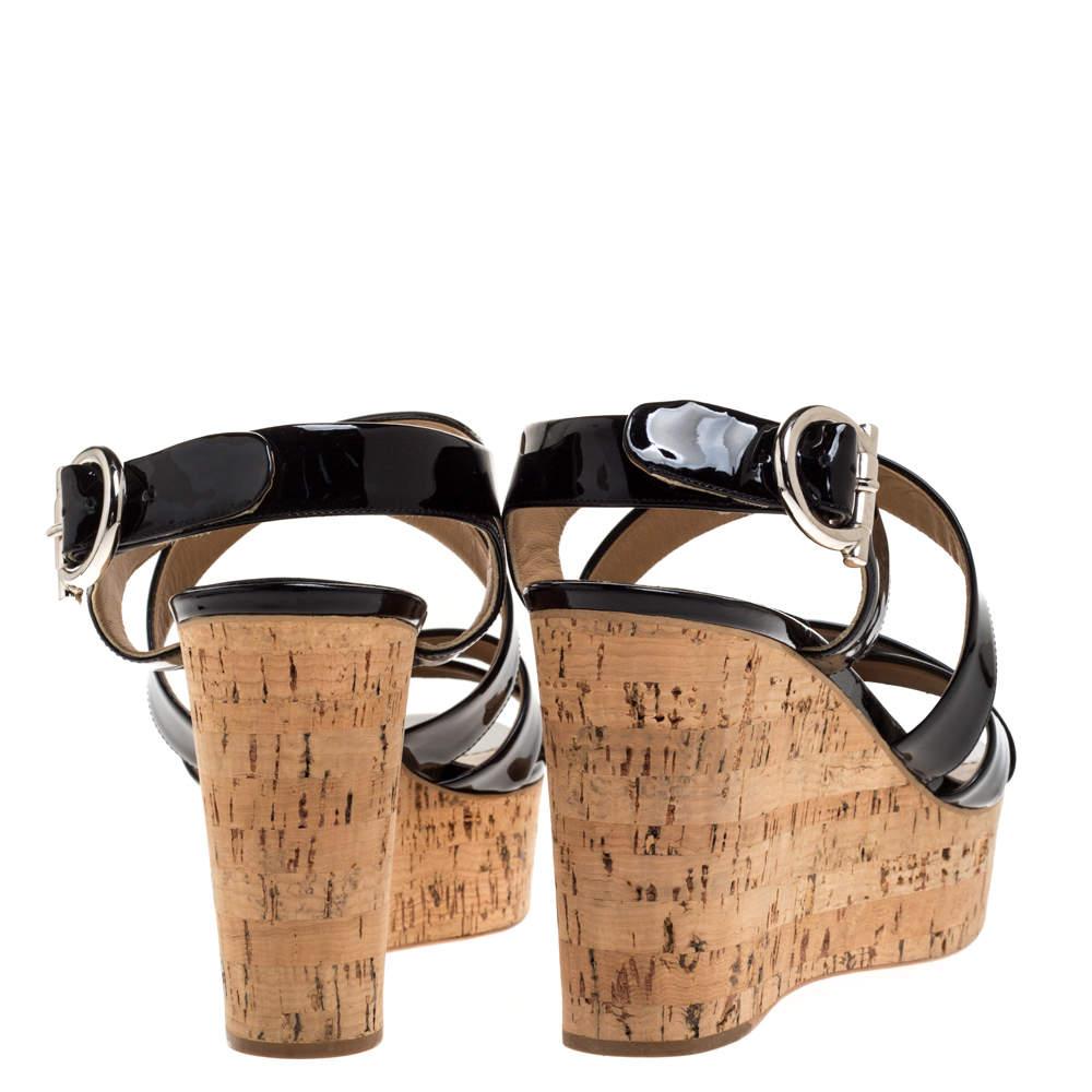 ferragamo cork wedge