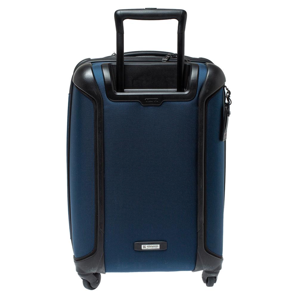 Tumi Synthetic Blue/black Nylon Lightweight International Carry On