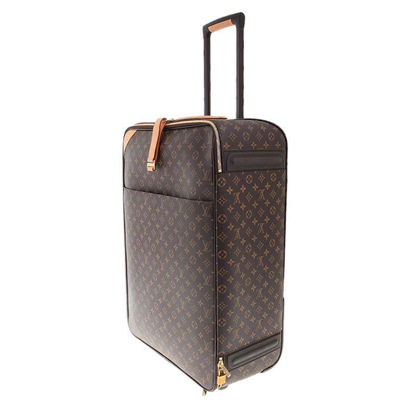 Louis Vuitton Monogram Canvas Pegase 65 Suitcase in Brown for Men - Lyst