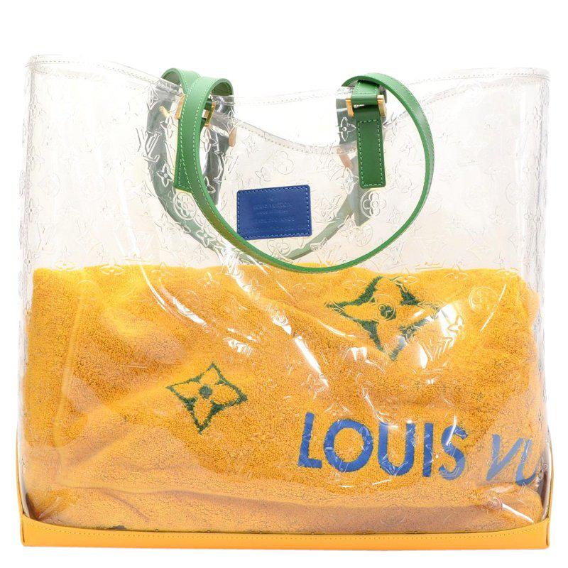 Louis Vuitton Leather Clear Monogram Vinyl Brazil 500th Anniversary Limited Edition Tote Xl - Lyst