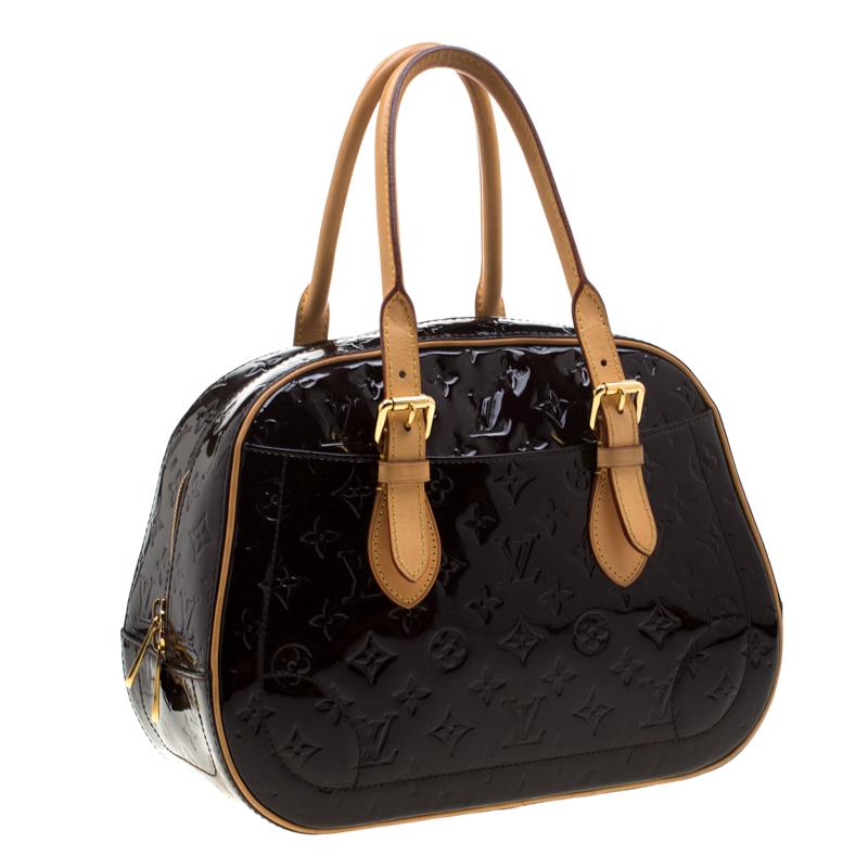 Louis Vuitton Leather Amarante Monogram Vernis Summit Drive Bag in Burgundy (Black) - Lyst