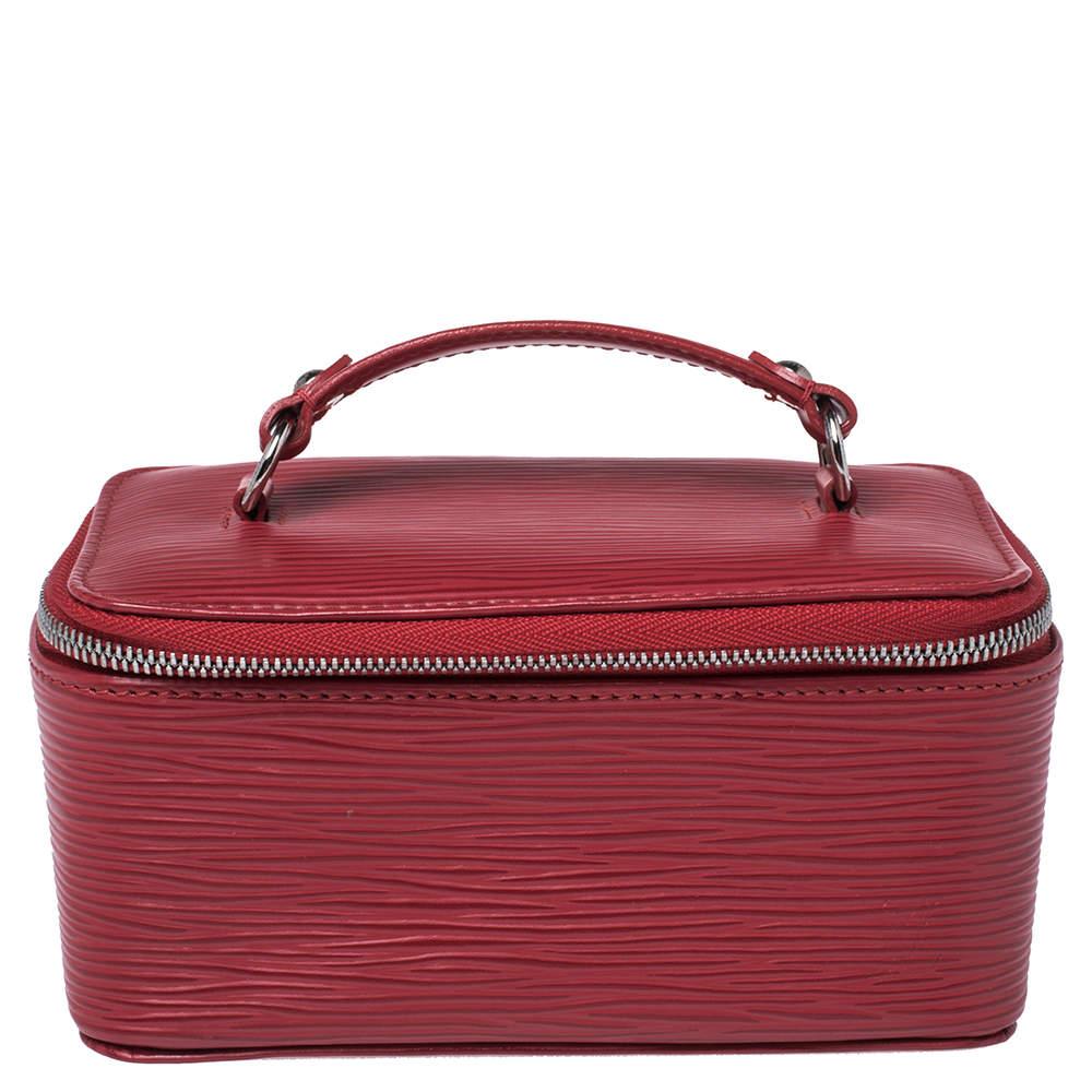 Louis Vuitton Red Epi Leather Jewelry Box - Lyst