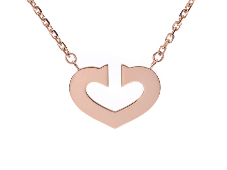 cartier rose gold heart necklace