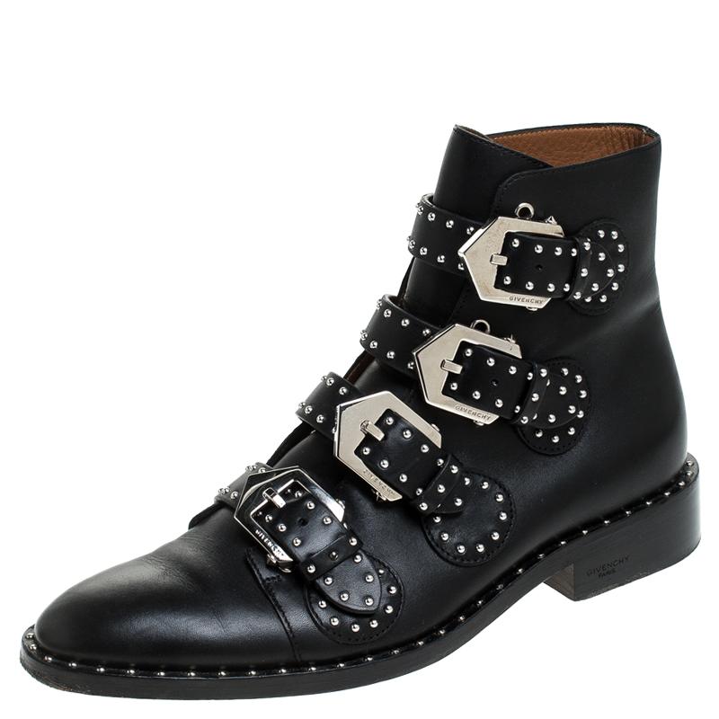 Givenchy K-line Leather Boots in Black 