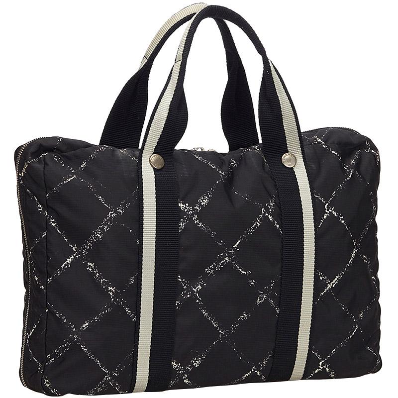 Women S Black Nylon Travel Line Everyday Bag