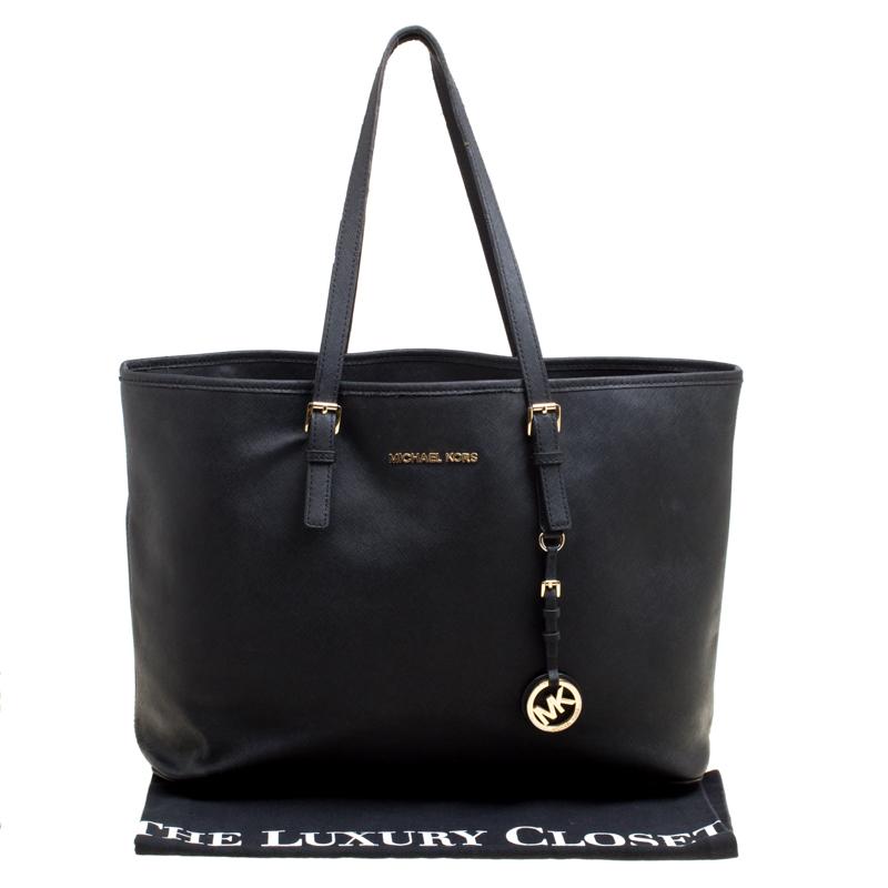 michael kors saffiano bag black