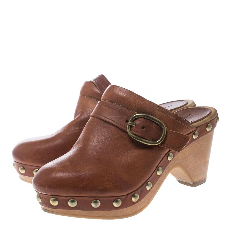 Isabel Marant Brown Leather Studded 