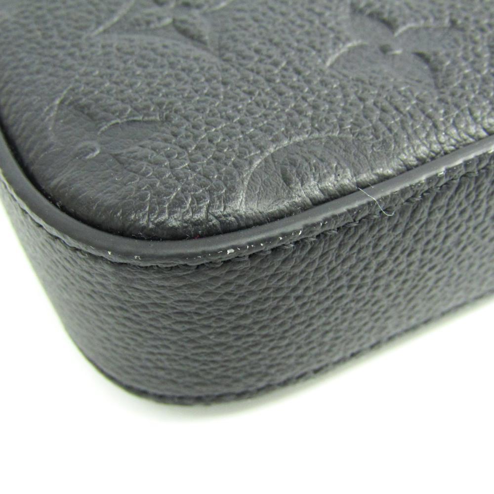 Louis Vuitton Noir Monogram Empreinte Leather Pochette Felicie Bag in Black - Lyst
