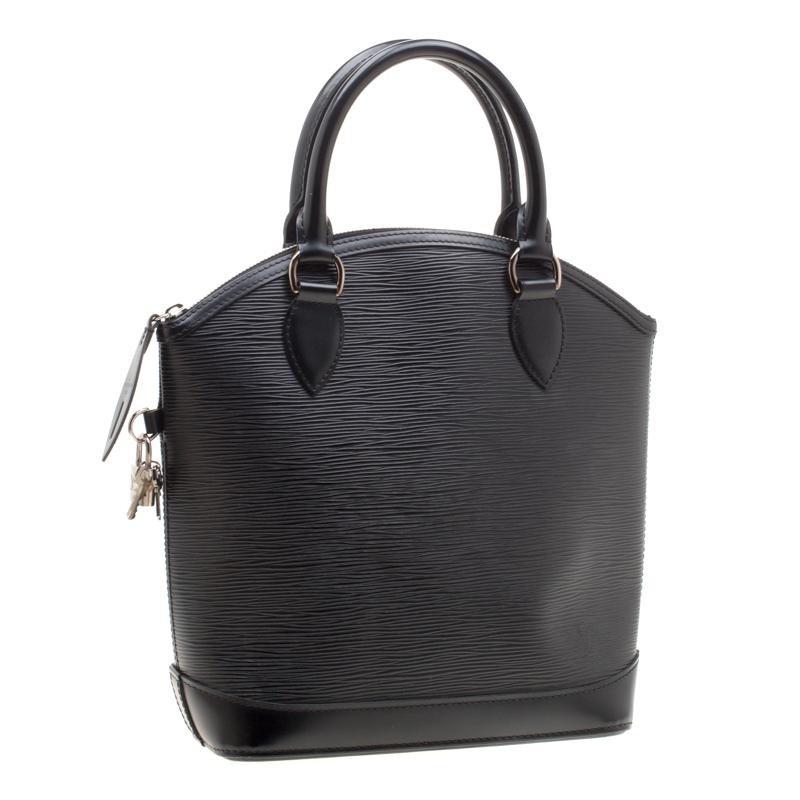 Louis Vuitton Black Epi Leather Lockit Vertical Bag in Black - Lyst