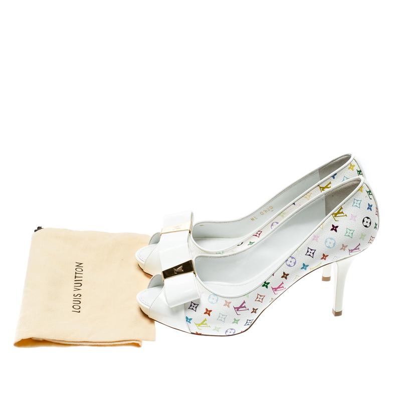 louis vuitton multicolor heels