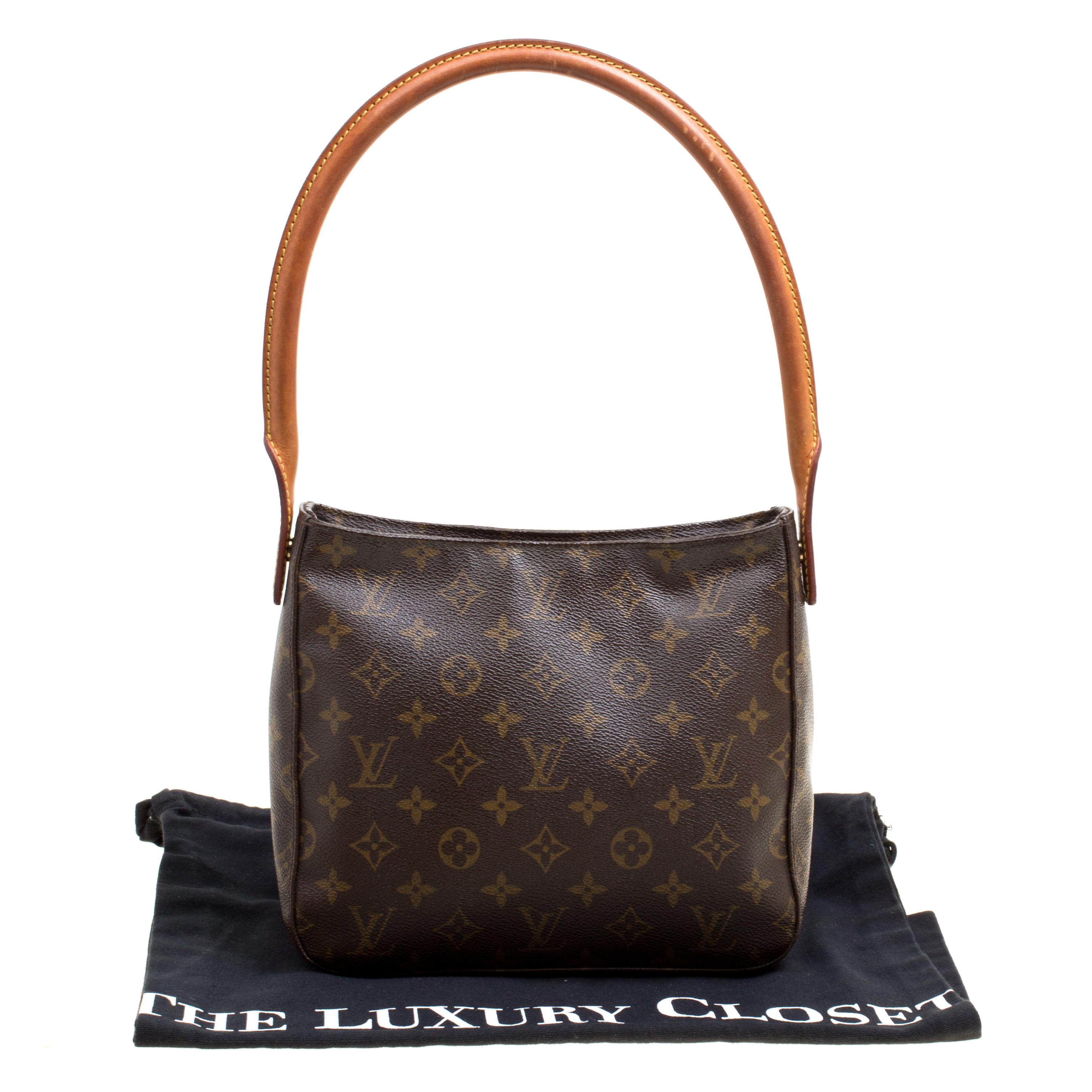 Louis Vuitton Monogram Canvas Looping Mm Bag in Brown - Lyst