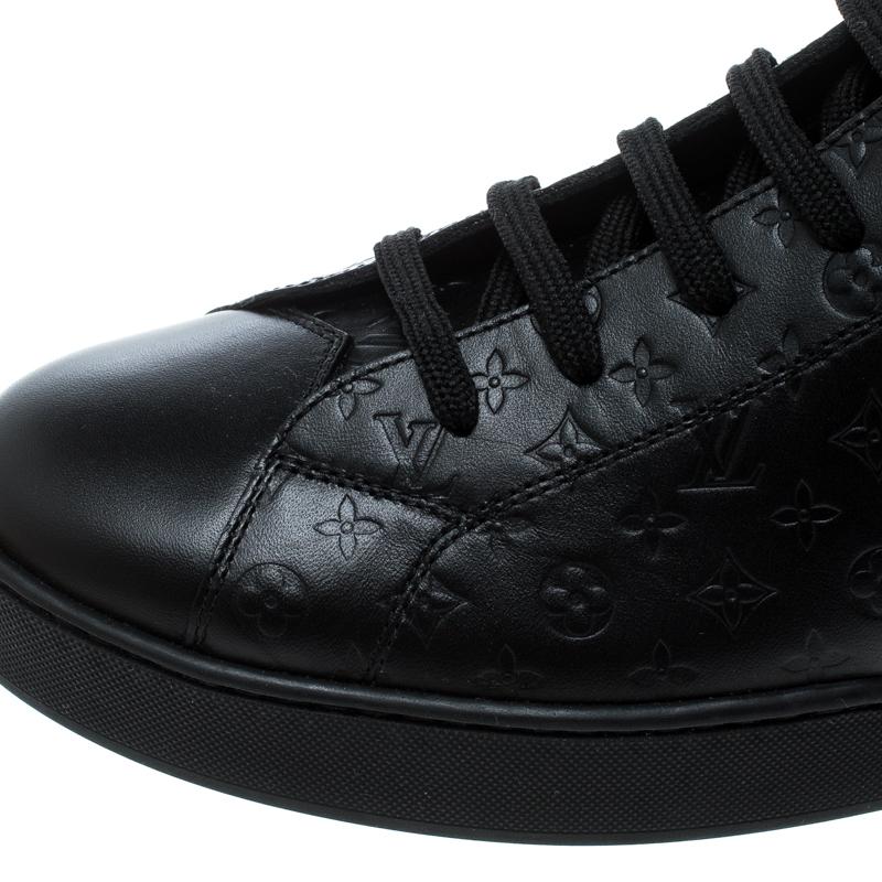 louis vuitton black high top sneakers