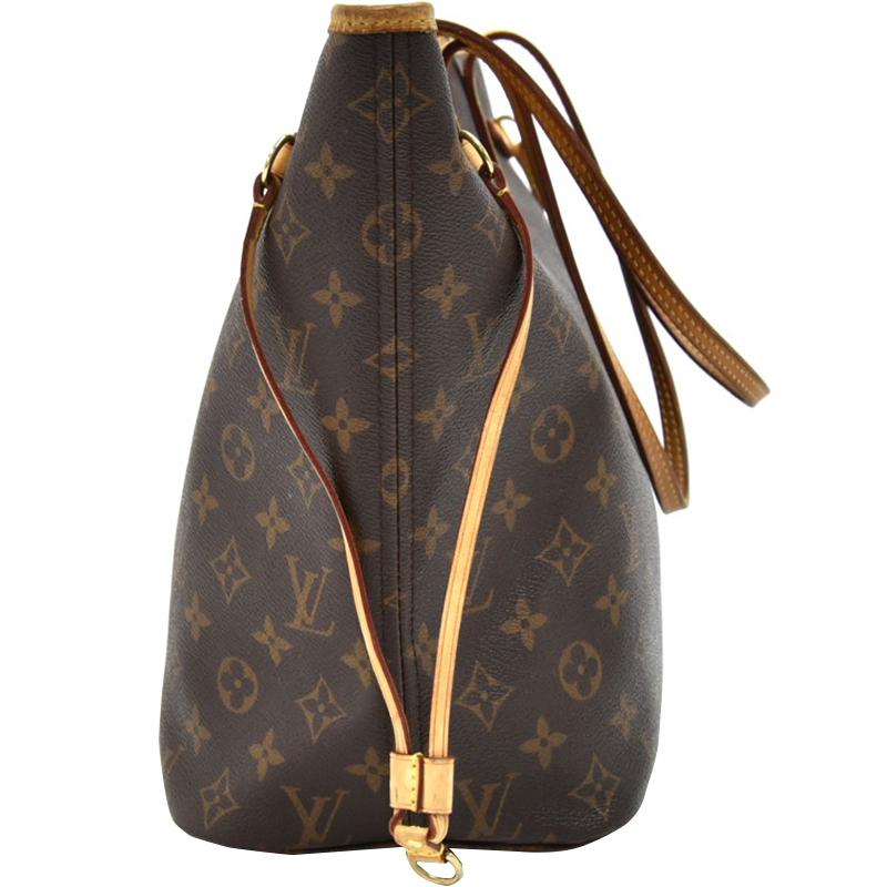 Louis Vuitton Monogram Canvas Neverfull Mm Tote Bag in Brown - Lyst