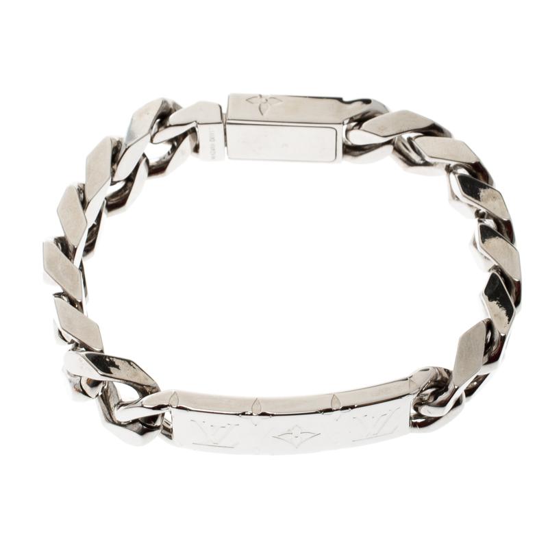 Louis Vuitton - LV Chain Links Necklace - Metal - Palladium - Men - Luxury
