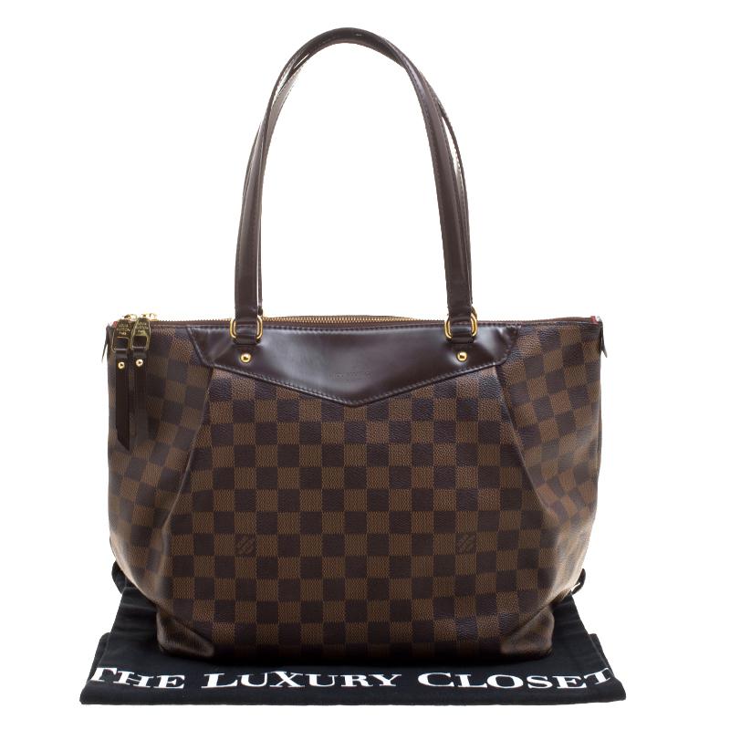 Lyst - Louis Vuitton Damier Ebene Canvas Westminster Gm Bag in Brown