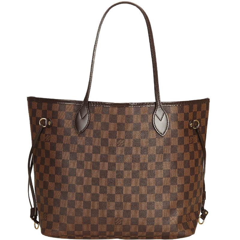 Louis Vuitton Damier Ebene Canvas Neverfull Mm Bag in Brown - Lyst